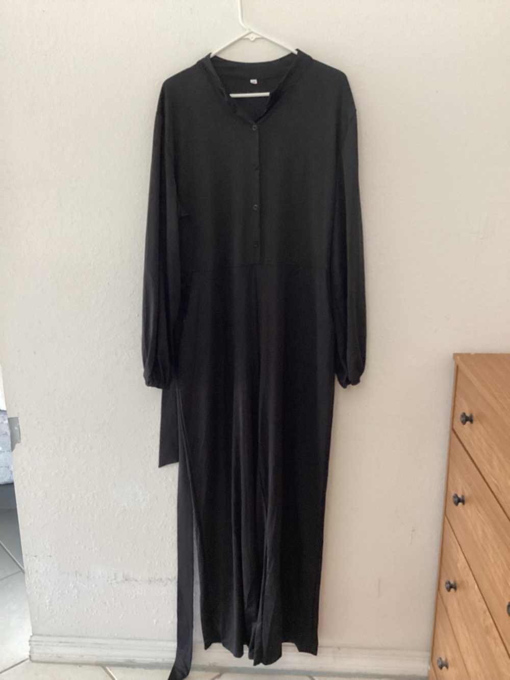 Black Long Sleeve Maxi Dress - Classic Minimalist